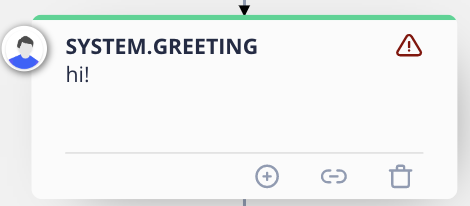 System greeting