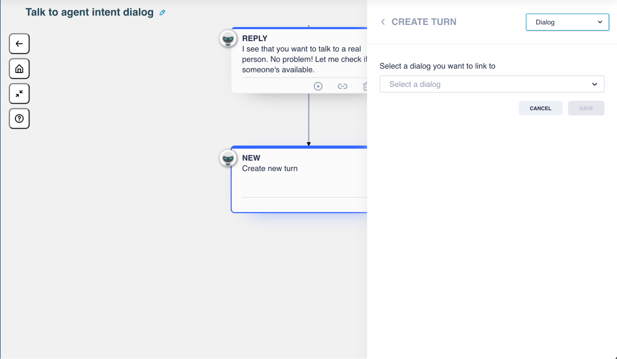 Select dialog