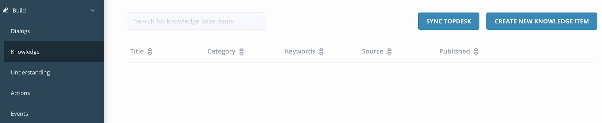 create a knowledge item