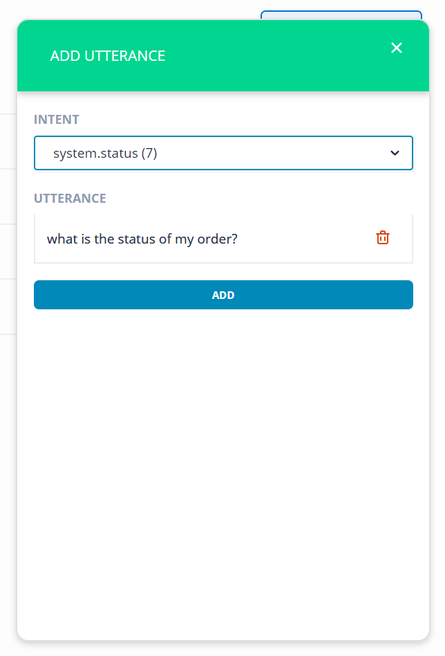 add utterance